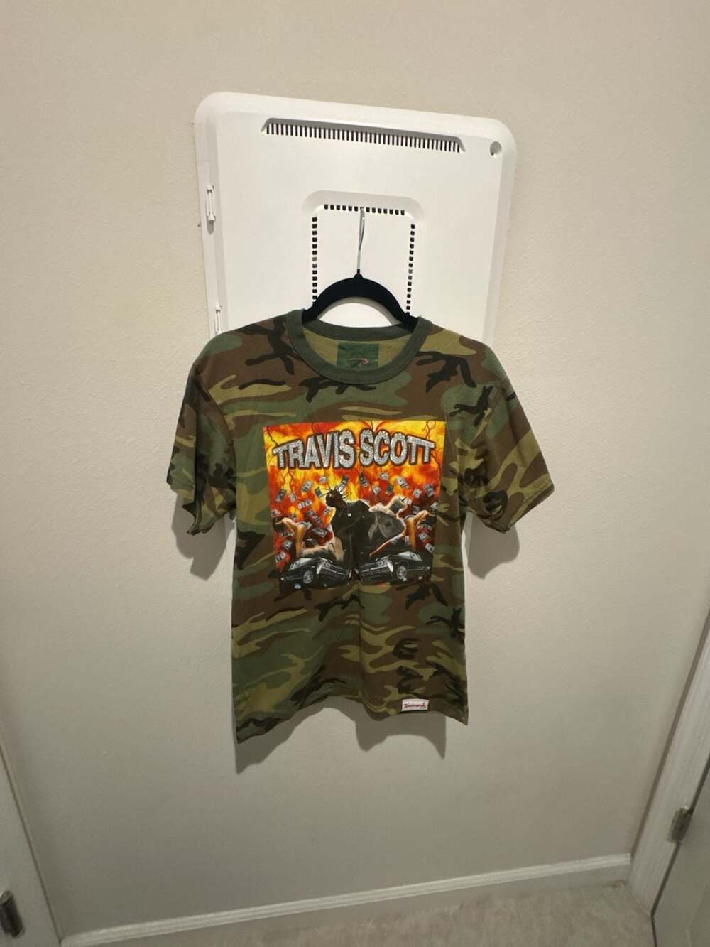 Diamond Supply Co. x Travis Scott Camo Graphic T-Shirt
